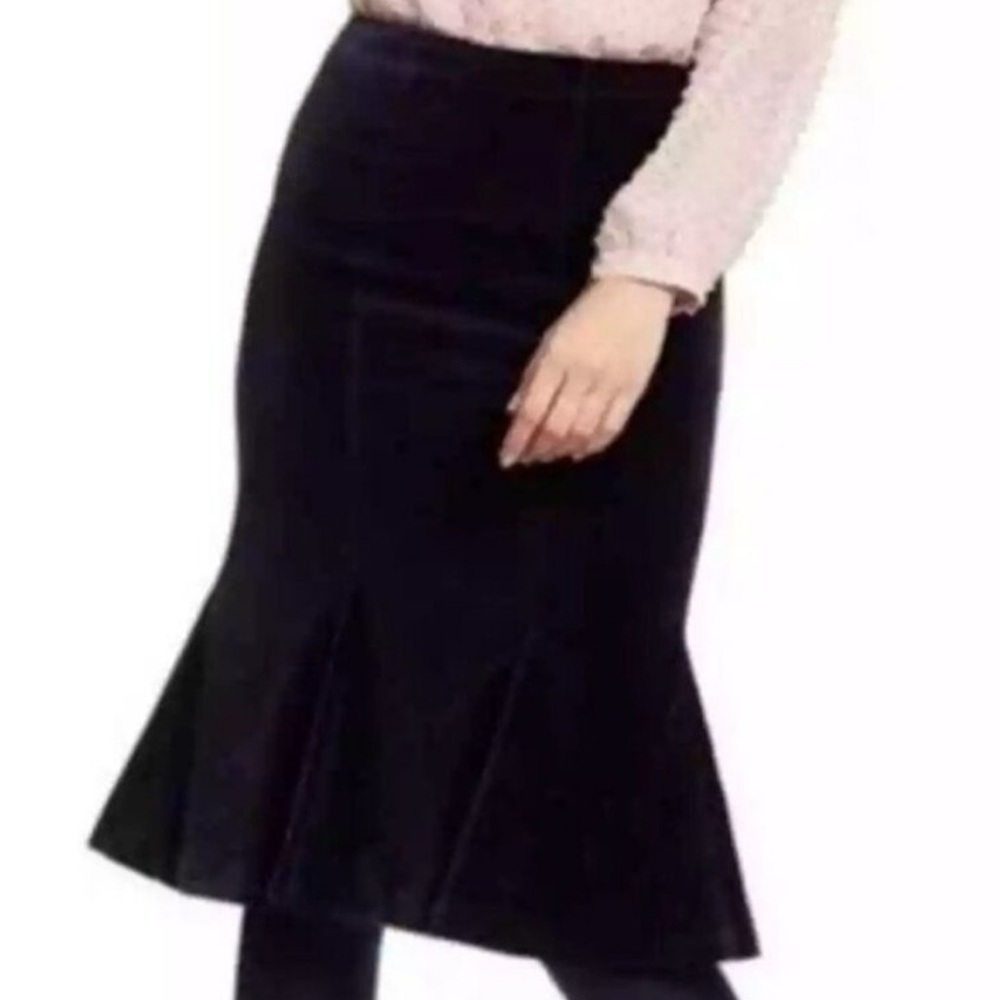 Boden blue velvet skirt, GUC Women’s 10R